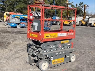 2019 Skyjack SJIII-3219 19' Electric Scissor Lift Man Aerial Platform bidadoo