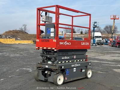 2019 Skyjack SJIII 3219 19' Electric Scissor Lift Man Aerial Platform bidadoo