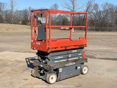 2018 Skyjack SJIII-3219 19' Electric Scissor Lift Man Aerial Platform bidadoo