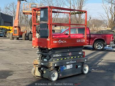 2016 Skyjack SJIII-3219 19' Electric Scissor Lift Man Aerial Platform bidadoo