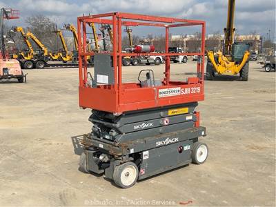 2019 Skyjack SJIII-3219 19' Electric Scissor Lift Man Aerial Platform bidadoo