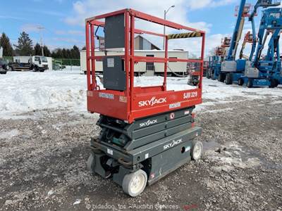 2018 Skyjack SJIII-3219 19' Electric Scissor Lift Man Aerial Platform bidadoo