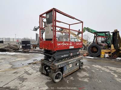 2015 Skyjack SJIII-3219 19' Electric Scissor Lift Man Aerial Platform bidadoo