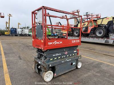 2016 Skyjack SJIII 3219 19' Electric Scissor Lift Man Aerial Platform bidadoo