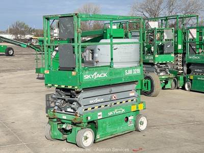2015 Skyjack SJIII-3219 19' Electric Scissor Lift Mobile Aerial Platform bidadoo