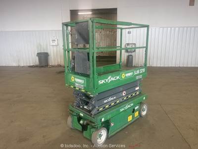 2014 Skyjack SJIII 3219 19' Electric Scissor Lift Man Aerial Platform bidadoo