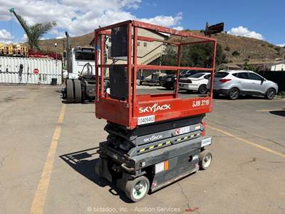 2015 Skyjack SJIII-3219 19' Electric Scissor Lift Mobile Aerial Platform bidadoo