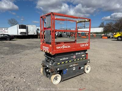 2016 Skyjack SJIII 3219 19' Electric Scissor Lift Man Aerial Platform bidadoo