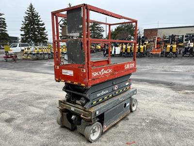 2014 Skyjack SJIII 3219 19' Electric Scissor Lift Man Aerial Platform bidadoo