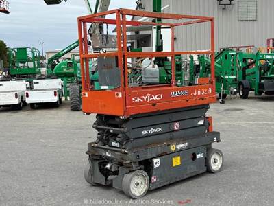 2018 Skyjack SJIII 3219 19' Electric Scissor Lift Man Aerial Platform bidadoo