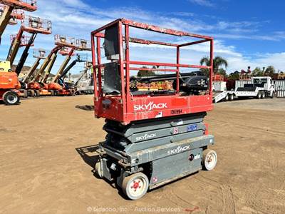 2013 Skyjack SJIII 3219 19' Electric Scissor Lift Man Aerial Platform bidadoo