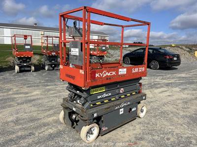 2017 Skyjack SJIII 3219 19' Electric Scissor Lift Man Aerial Platform bidadoo