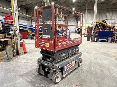 2014 Skyjack SJIII 3219 19' Electric Scissor Lift Man Aerial Platform bidadoo