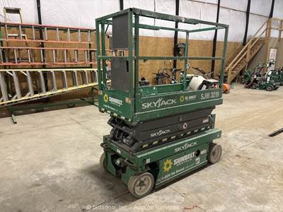 2016 Skyjack SJIII 3219 19' Electric Scissor Lift Man Aerial Platform bidadoo