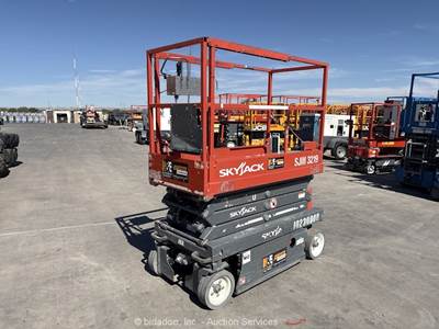 2017 Skyjack SJIII-3219 19' Electric Scissor Lift Mobile Aerial Platform bidadoo