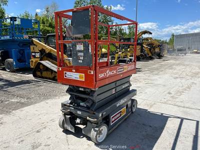 2014 Skyjack SJIII-3219 19' Electric Scissor Lift Man Aerial Platform bidadoo