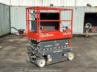2017 Skyjack SJIII-3219 19' Electric Scissor Lift Man Aerial Platform bidadoo