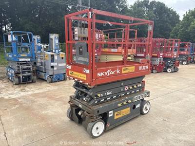 2018 Skyjack SJIII-3219 19' Electric Scissor Lift Man Aerial Platform bidadoo