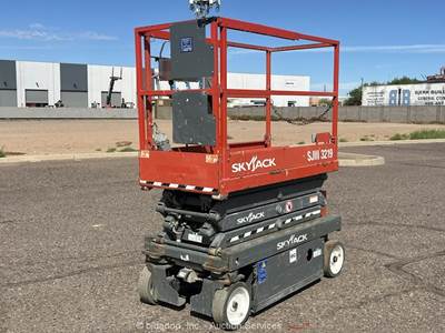 2018 Skyjack SJIII 3219 19' Electric Scissor Lift Man Aerial Platform bidadoo