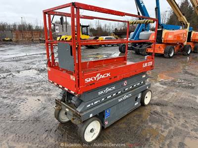2019 Skyjack SJIII-3220 20' Electric Scissor Lift Man Aerial Platform bidadoo