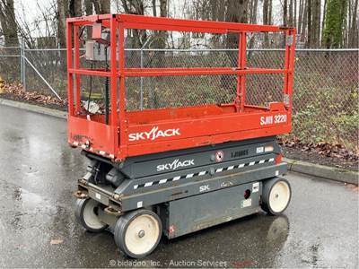 2019 Skyjack SJIII-3220 20' Electric Scissor Lift Man Aerial Platform bidadoo