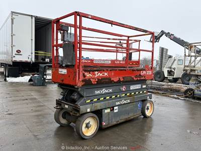 2016 Skyjack SJIII3220 20' Electric Scissor Lift Man Aerial Platform bidadoo