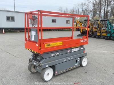 2018 Skyjack SJIII 3220 20' Electric Scissor Lift Man Platform bidadoo -Repair