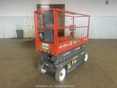 2015 Skyjack SJIII 3220 20' Electric Scissor Lift Man Aerial Platform bidadoo