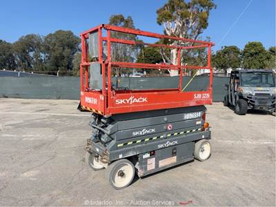 2016 Skyjack SJIII3226 26' Electric Scissor Lift Man Aerial Platform bidadoo