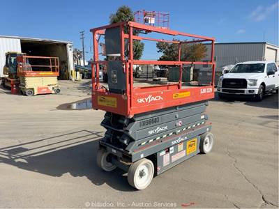 2016 Skyjack SJIII-3226 26' Electric Scissor Lift Man Aerial Platform bidadoo
