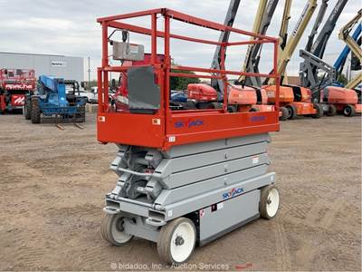 2015 Skyjack SJIII 3226 26’ Electric Scissor Lift Man Aerial Platform bidadoo