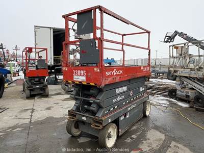 2016 Skyjack SJIII3226 26' Electric Scissor Lift Man Aerial Platform 24V bidadoo