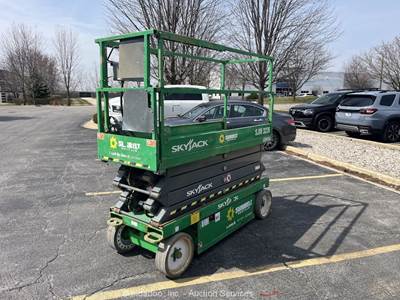 2016 Skyjack SJIII 3226 26' Electric Scissor Lift Man Aerial Platform bidadoo