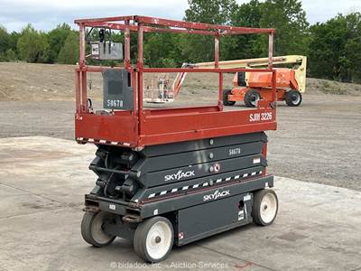 2018 Skyjack SJIII 3226 26' Electric Scissor Lift Man Aerial Platform bidadoo