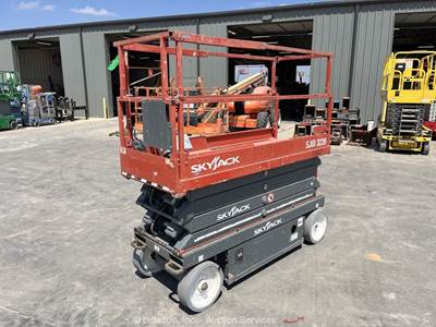 2018 Skyjack SJIII-3226 26' Electric Scissor Lift Man Aerial Platform bidadoo