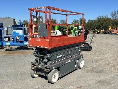 2019 Skyjack SJIII-3226 26' Electric Scissor Lift Man Aerial Platform bidadoo