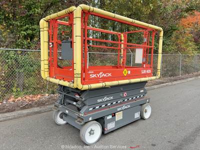 2017 Skyjack SJIII-4626 26' Electric Scissor Lift Man Aerial Platform bidadoo