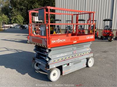 2015 Skyjack SJIII 4626 26' Electric Scissor Lift Man Aerial Platform bidadoo