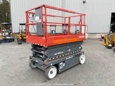 2015 Skyjack SJIII-4626 26' Electric Scissor Lift Man Aerial Platform bidadoo