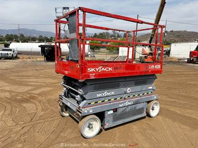 2014 Skyjack SJIII 4626 26' Electric Scissor Lift Man Aerial bidadoo -Repair