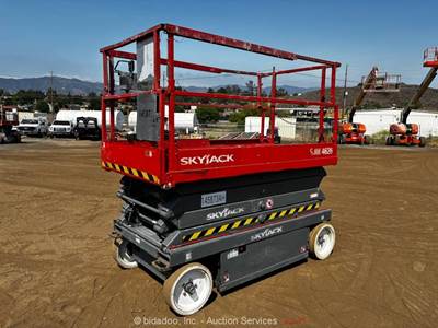 2014 Skyjack SJIII 4626 26' Electric Scissor Lift Man Aerial Platform bidadoo