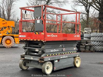 2014 Skyjack SJIII 4626 26' Electric Scissor Lift Man Aerial Platform bidadoo