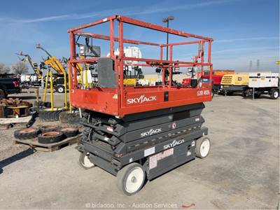 2018 Skyjack SJIII4626 26' Electric Scissor Lift Man Aerial Platform bidadoo