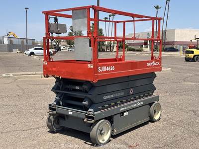 2007 Skyjack SJIII-4626 26' Electric Scissor Lift Man Aerial Platform bidadoo