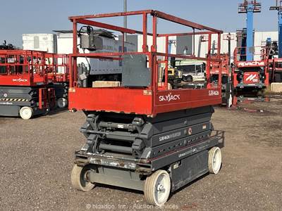 2007 Skyjack SJIII-4626 26' Electric Scissor Lift Man Aerial Platform bidadoo