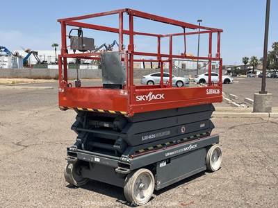 2007 Skyjack SJIII-4626 26' Electric Scissor Lift Man Aerial Platform bidadoo