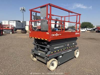 2007 Skyjack SJIII-4626 26' Electric Scissor Lift Man Aerial Platform bidadoo