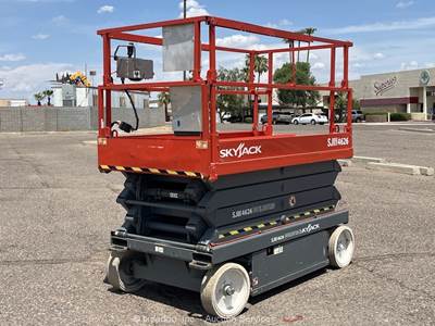 2007 Skyjack SJIII4626 26' Electric Scissor Lift Man Aerial Platform bidadoo