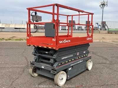 2005 Skyjack SJIII4626 26' Electric Scissor Lift Man Aerial Platform bidadoo
