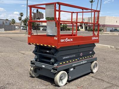 2007 Skyjack SJIII4626 26' Electric Scissor Lift Man Aerial Platform bidadoo